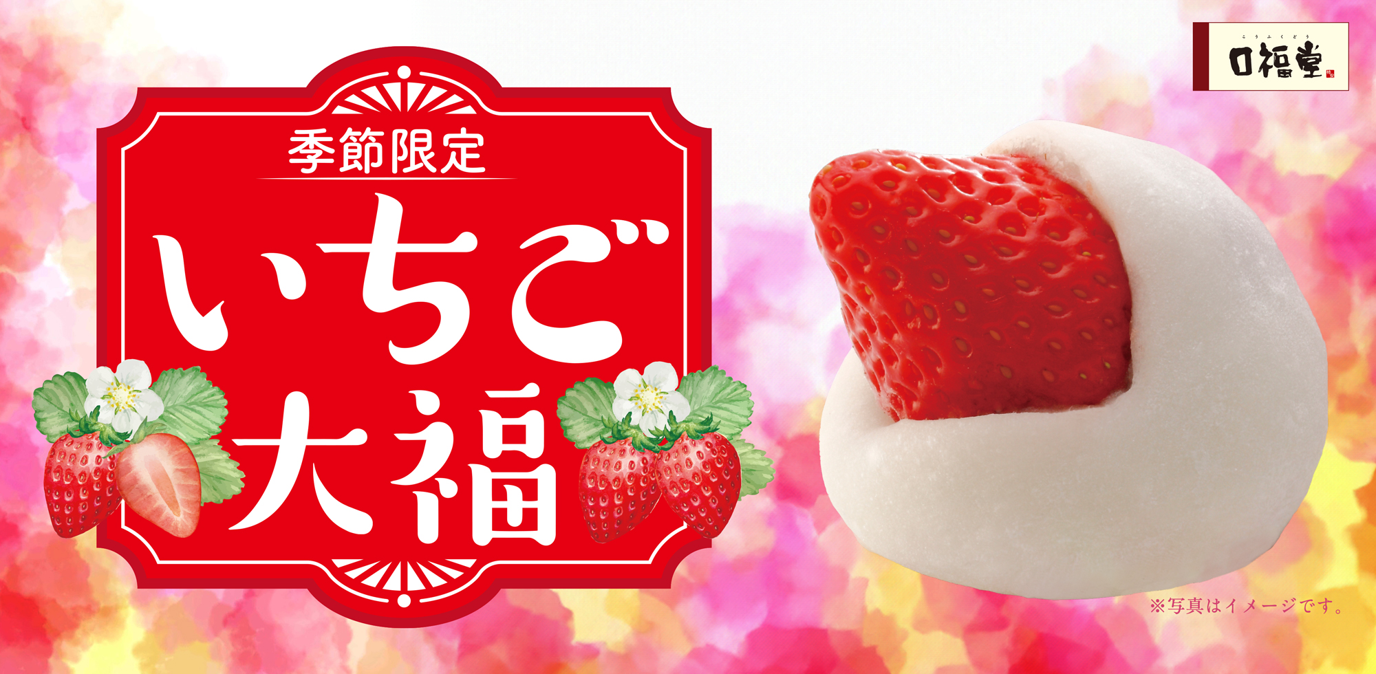 いちご大福（こしあん）