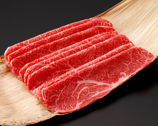 三重県産》松阪牛 (モモ) しゃぶしゃぶ 1,000g(竹皮) 11705｜柿安オンラインショップ