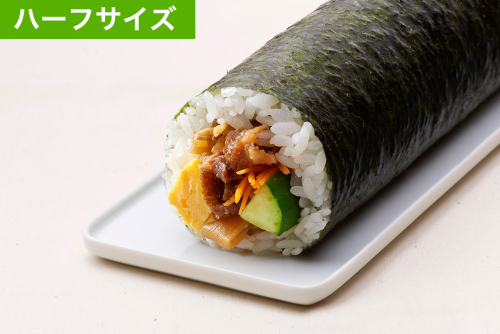 柿安名物の牛肉しぐれ煮 恵方巻(ハーフ)