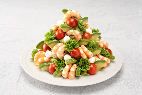 海老とアボカドのバジルポテトサラダ