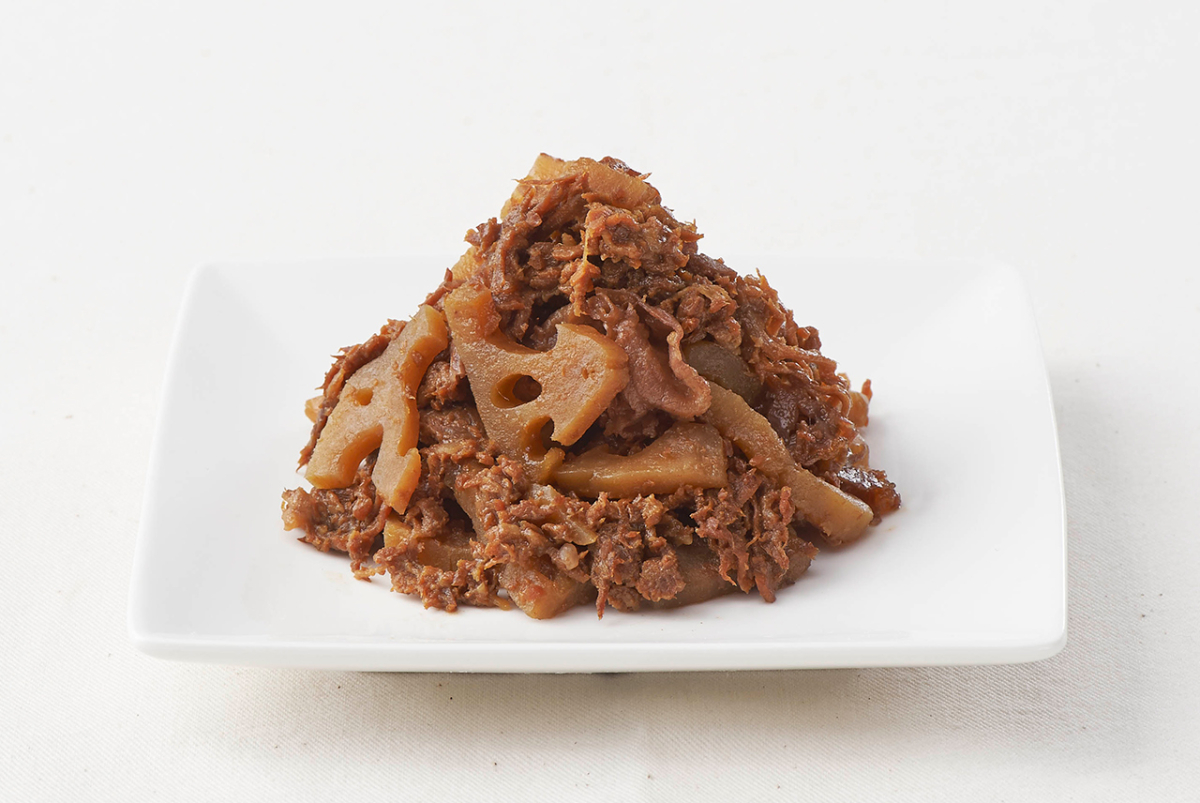料亭しぐれ煮 牛肉蓮根しぐれ煮 50g のし包装不可 柿安オンラインショップ